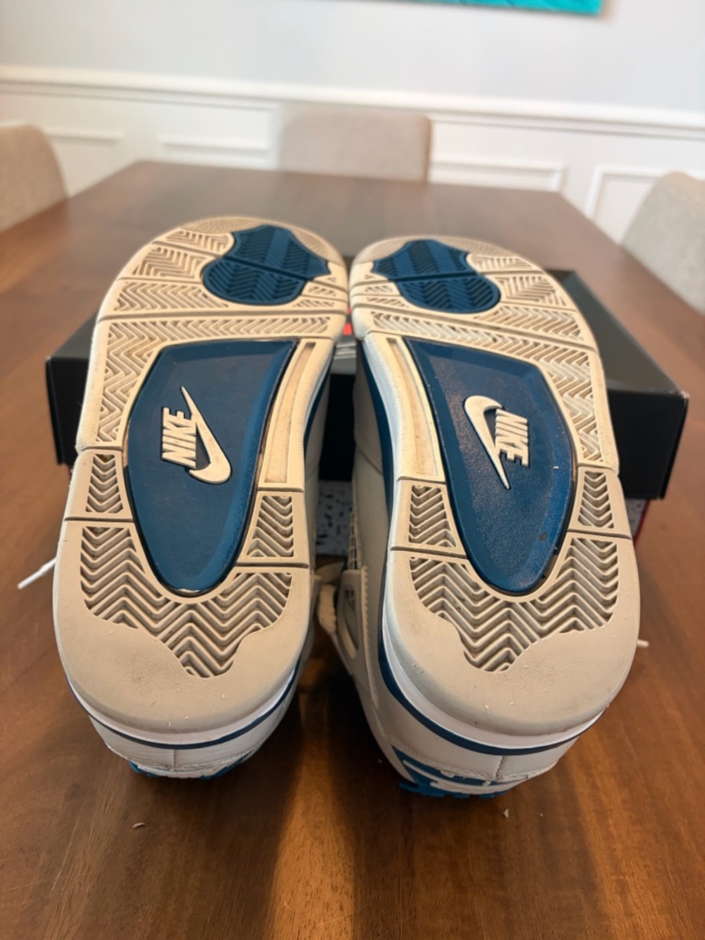Air Jordan 4 Retro Military Blues - Picture 6 of 7